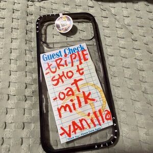 iPhone 17 Pro Max Casetify Triple Shot Oat Milk Vanilla phone case